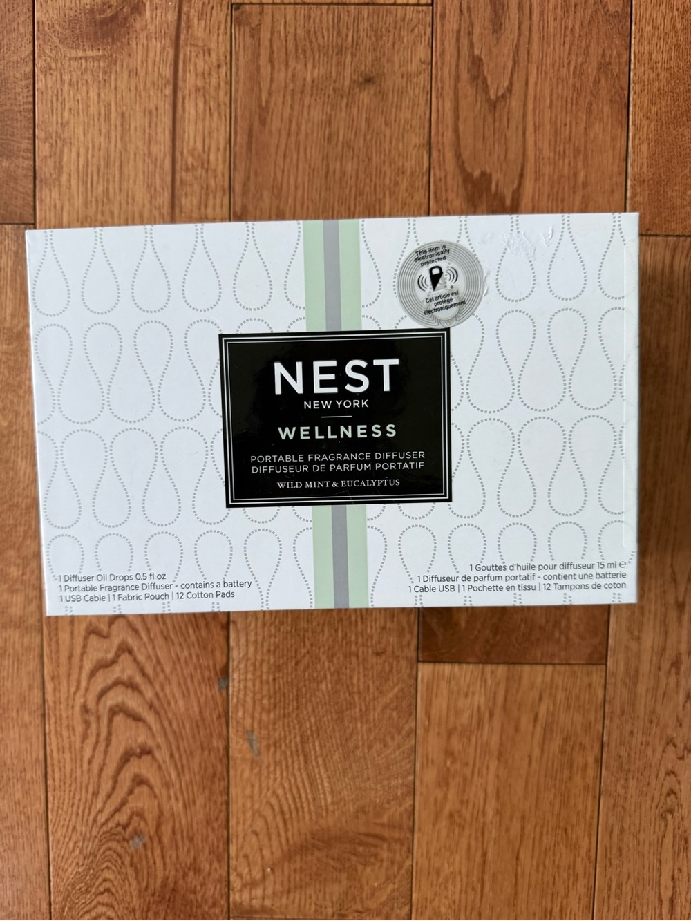 NEST misting diffuser set, new sealed, wild mint & eucalyptus